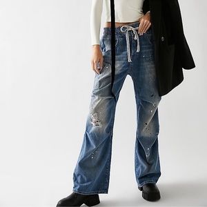 Free People Modern Love Pull On Jeans